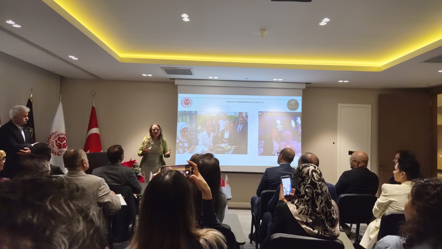 Proje sunumlarından bir görünüm